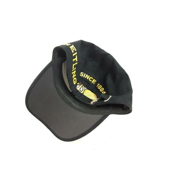 Breitling Adjustable Black Baseball Hat Cap Black & Yellow - Picture 2 of 4